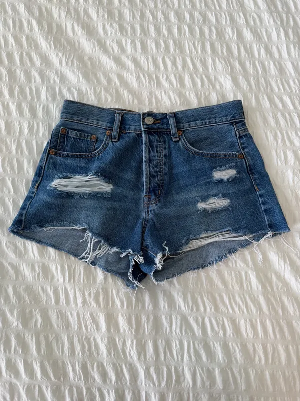 Aeropostale Boyfriend Jean Shorts - Image 3