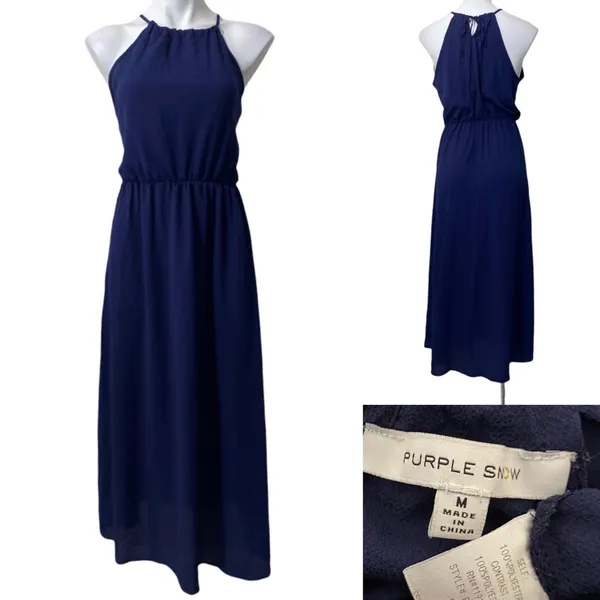 Purple Snow maxi dress - Image 3