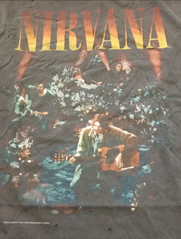 Nirvana Oversized T-shirt Sz O/S - Image 3