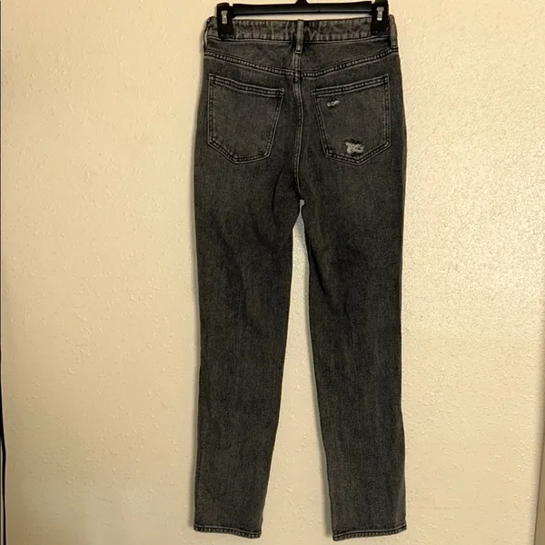 PacSun Black Distressed Ankle Cropped Jeans - Image 2
