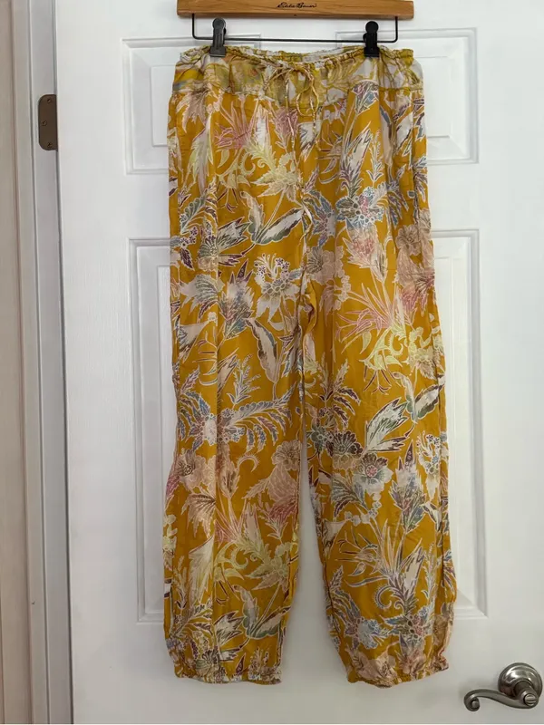Free People Intimately Breezy Bottoms in Yellow Floral - Image 2
