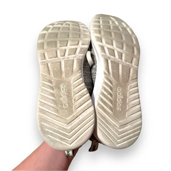 Adidas Women's Cloudfoam Pure Athletic‎ White & Gray Running Shoes Sz 10 - Image 8