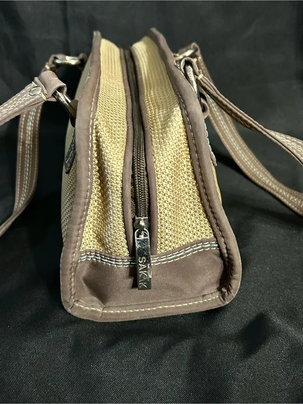 The Sak Women’s Beige & Brown Woven Shoulder Bag - Image 7