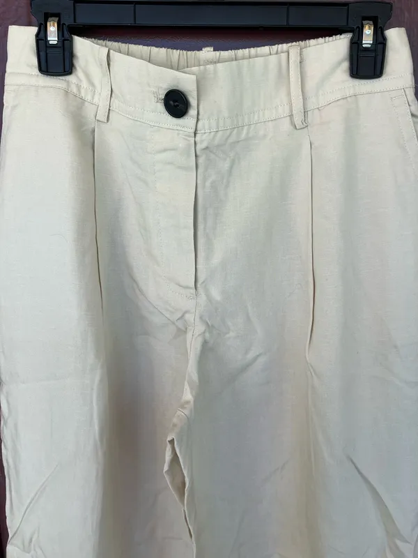 Zara women’s pleaded elastic waist pants - Image 4