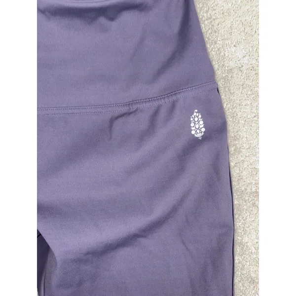 FP Movement Leggings Womens S Small Purple Cut Out Leg Active Gym Free‎ People - Image 3