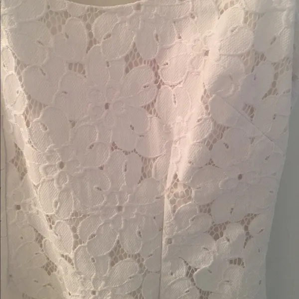 Lilly Pulitzer white eyelet floral shift dress - Image 2