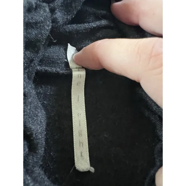 The I Eight Small Womens Ruched‎ Mock Neck Turtleneck Heathered Charcoal Gray - Image 4