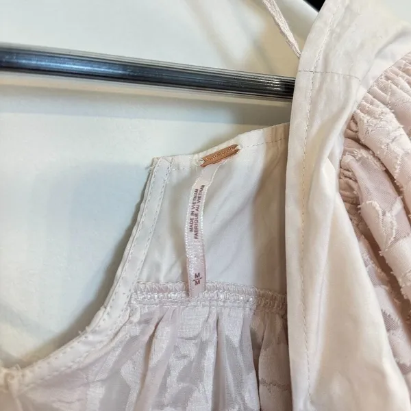 FREE PEOPLE Sunrise To Sunset Top in Champagne Dream Size Medium - Image 4