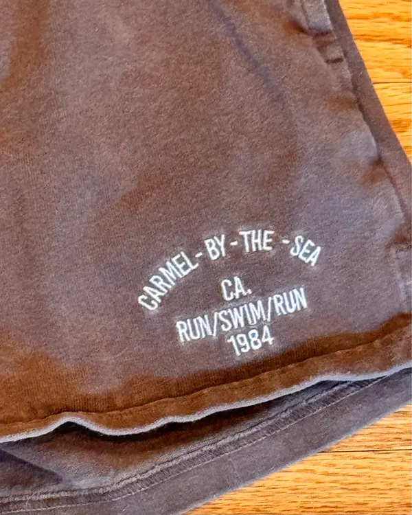 Brandy Melville Rosa Sweat Shorts Brown Carmel by the Sea S M Pull On Comfy - Image 3