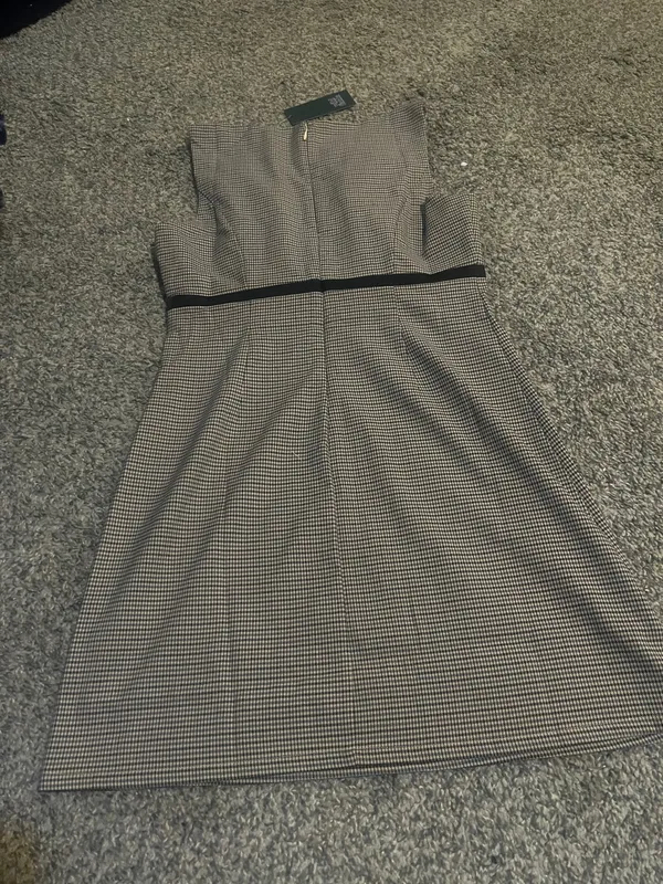 Wild Fable Elevate your style with this chic striped tan dress featuring elegant black accents. Perfect for any occasion, this dress offers a flattering fit and - Image 8