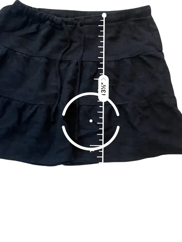 stradivarius Black Tiered Ruffle Mini Skirt - Image 4