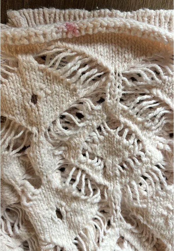 Free People Cropped Sweater Knit - Image 6