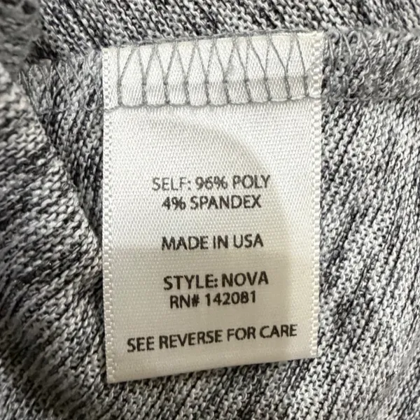 Altar'd State Gray‎ Marl Knit Asymmetrical Button Dress Medium Skater Grunge - Image 9