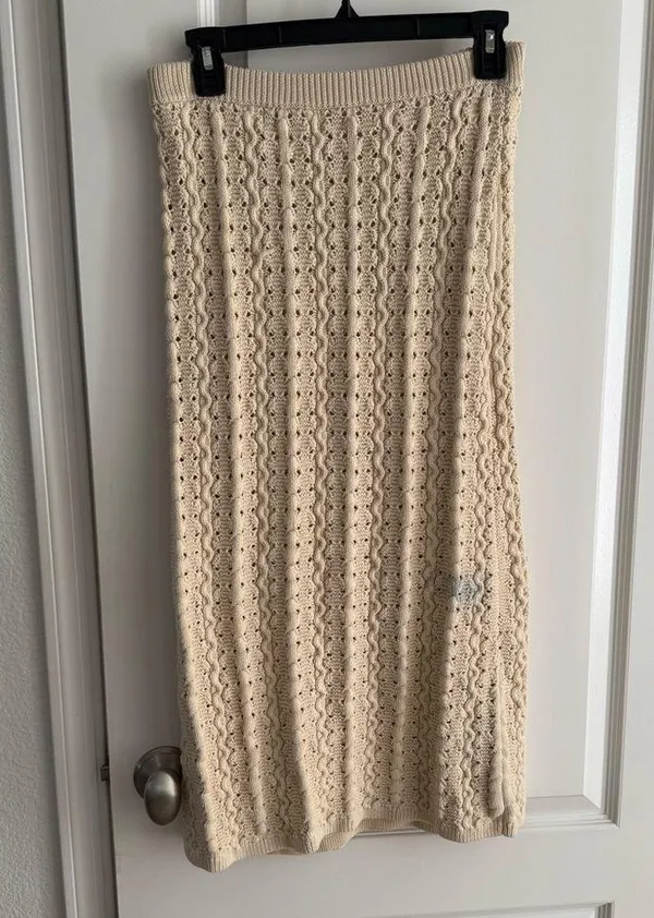 Collective Crochet Knit Skirt - Image 4