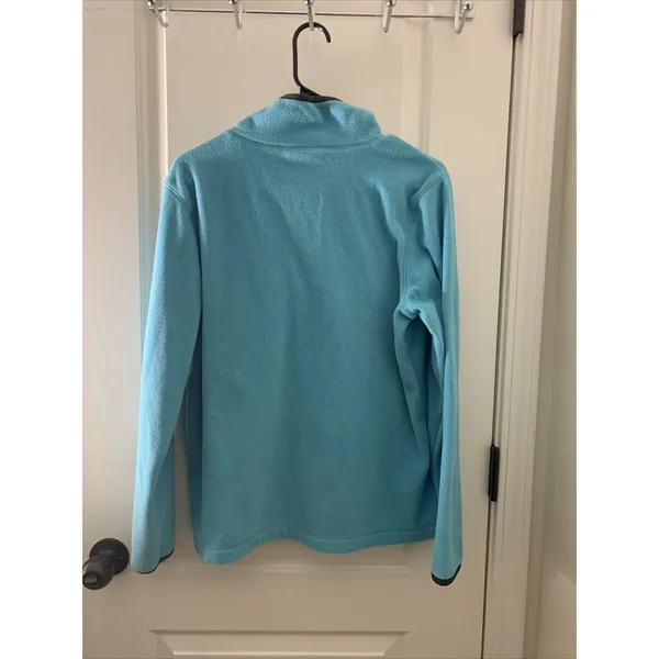 Old Navy Women's 1/4 Zip Fleect Pullover Top Collar Size Large Blue - Image 10