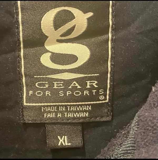Gear for Sports Samuel Adams Beer Lager Black Embroidered Fleece Vest XL Jacket Sam - Image 4