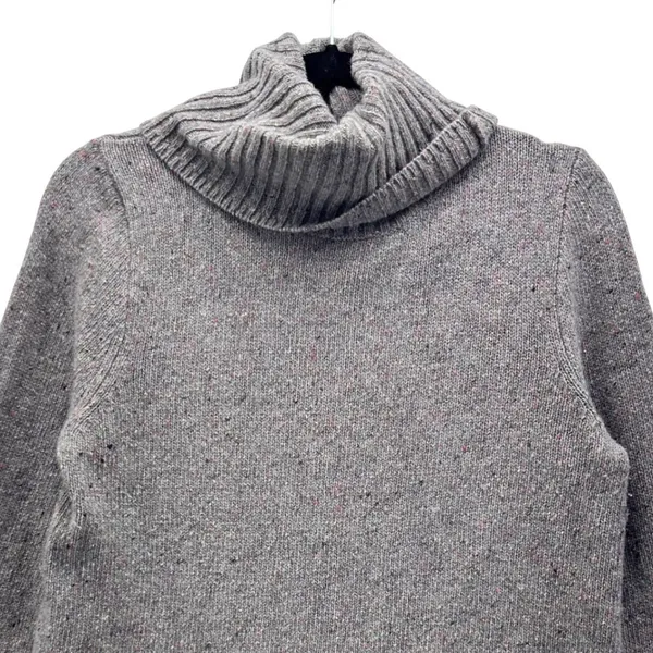 J‎ Crew Lambswool Turtleneck Sweater Gray Medium - Image 4