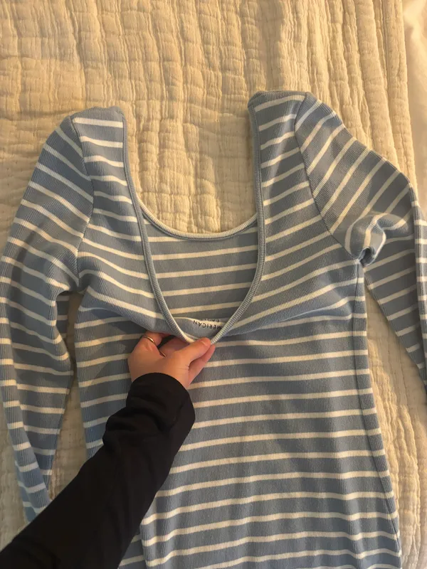 American Eagle Tight Cut Out Back Dress - Image 4