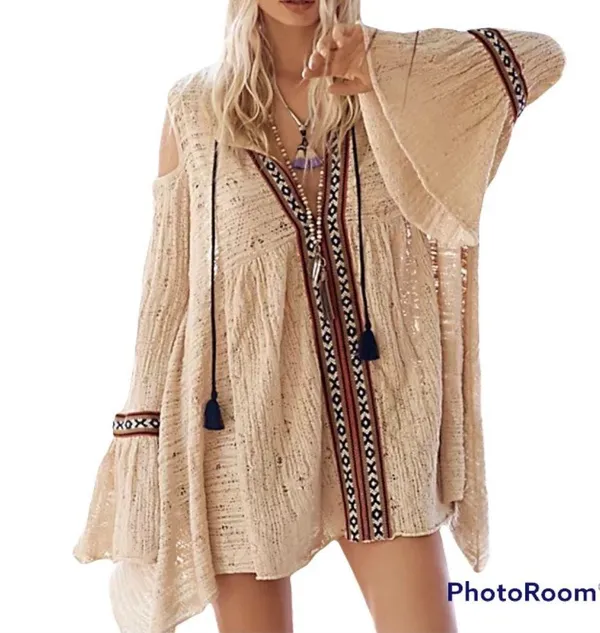 Free People The Love of Flowers boho tunic - Image 2
