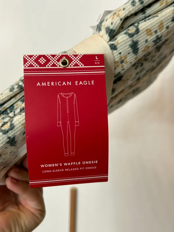 American Eagle waffle onesie - Image 4