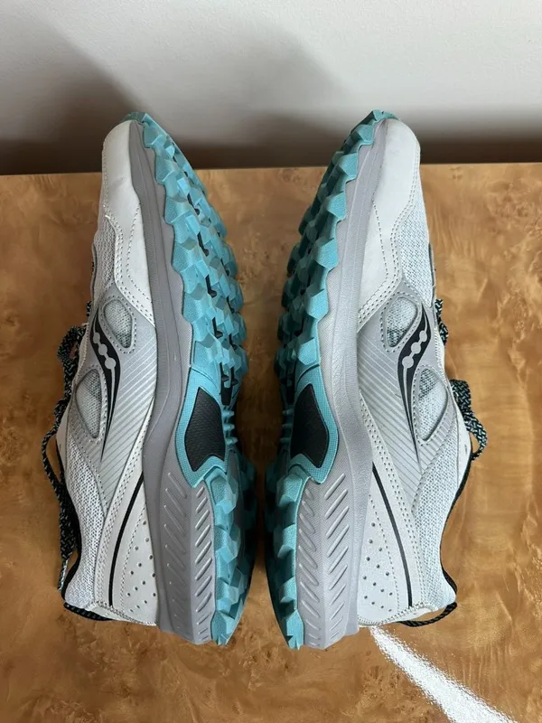Saucony Excursion TR16 Trail Running Shoes Gray Teal Womens 10 Athletic Hiking - Image 7
