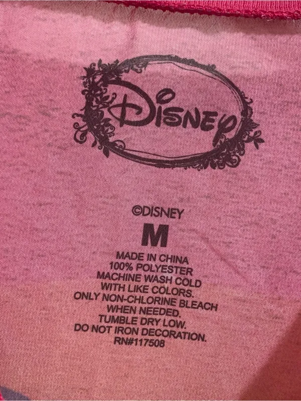 Disney Womens M Medium 34” The Little Mermaid Tank Top Sheer Chiffon Ariel Rock - Image 5