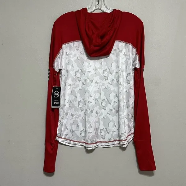 Colosseum NWT Georgia Bulldogs Women’s Lightweight Hoodie‎ Sz Large Camo Military - Image 3