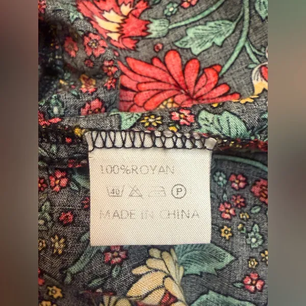 Amazon Bohemian V-Neck Printed Gathered Waist Midi Dress - Image 11