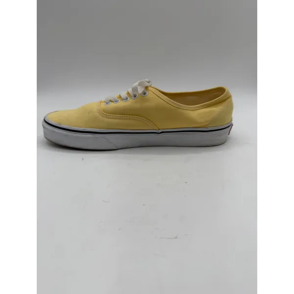 Vans Authentic Low Top Sneakers Women's 10 Yellow Skateboarding Retro Casual - Image 7