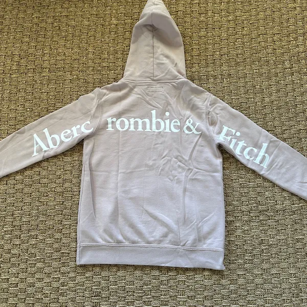abercrombie fitch hoodie women xsmall XS Dusty Rose pink logo. - Image 8