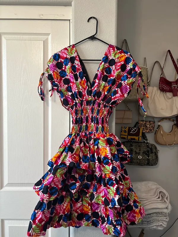 Ruffle midi sundress Multiple Size M - Image 4