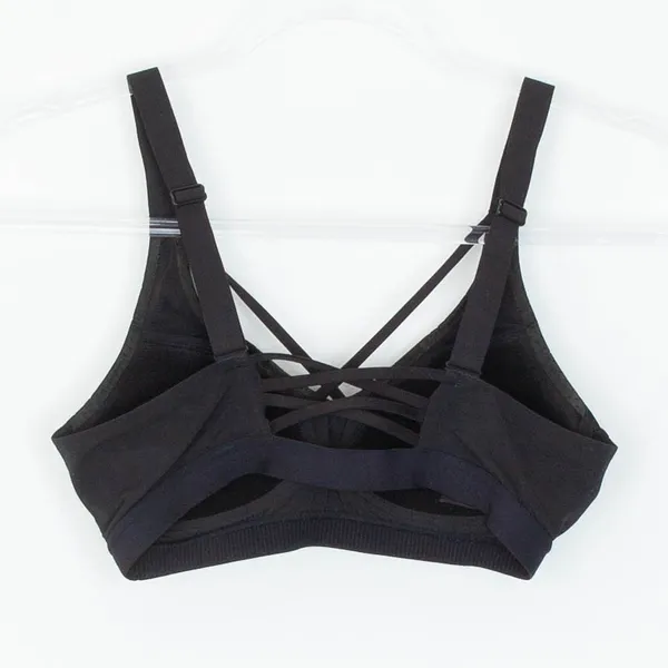 Victorias Secret Sport Black Strappy Sports Bra Womens‎ 34B Lightweight Athletic - Image 4