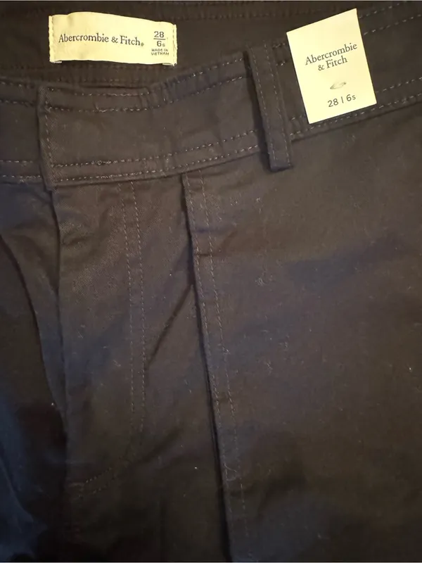 Abercrombie & Fitch Baggy Cargo Pants Women's 28/6S Skater Y2K NWT - Image 4