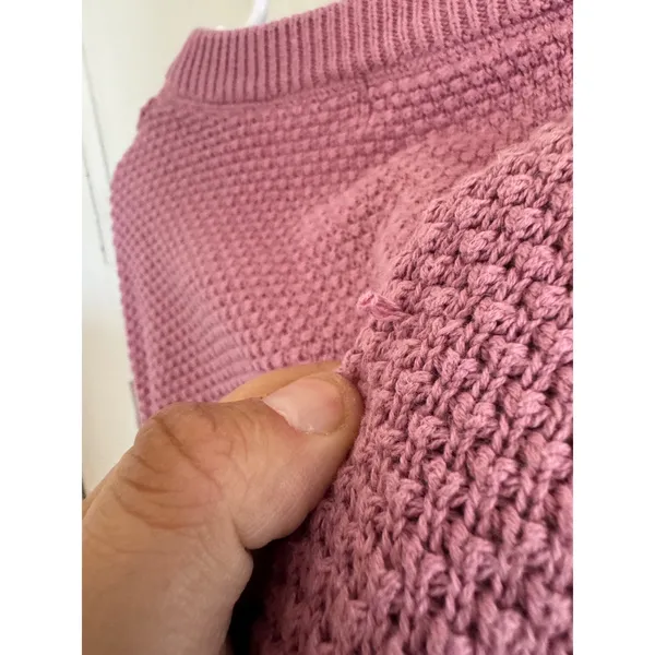 Free People FP Beach mauve‎ Hailee sweater size medium - Image 9