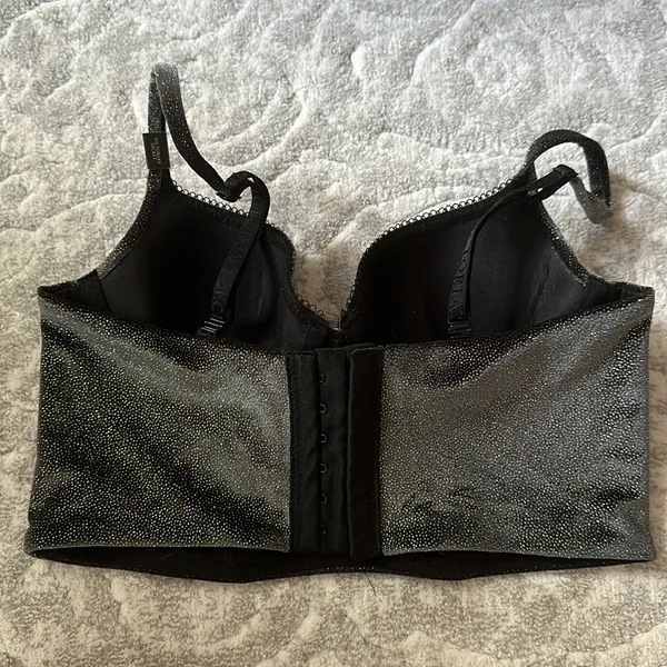 NWT Victoria’s Secret Sparkly Velvet Bustier - Image 3