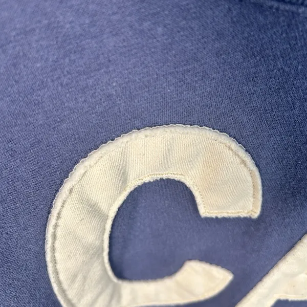 State of Mine Blue Cotton Blend CA Patch California Oversized Sweatshirt XL - Image 3