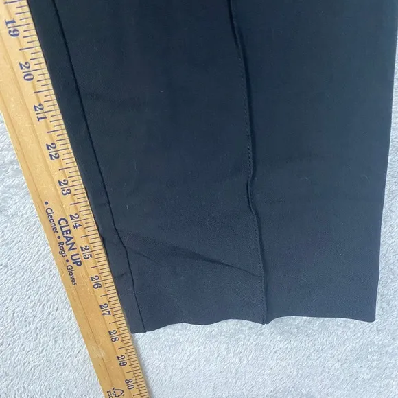 Madewell Pants Womens 4 Black The Fairbanks Mid Rise Office‎ Minimal NO085 - Image 7