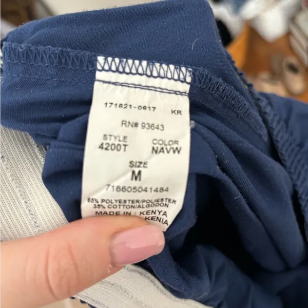 Navy Cherokee Scrub Pants - Image 2
