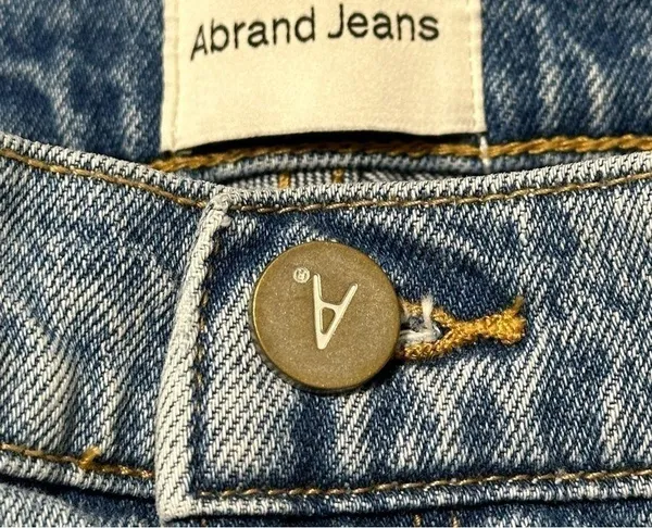 ABrand Denim Women’s Size 31 Ariane Blue Wash 99 Low Rise Boot Cut Jeans - Image 7