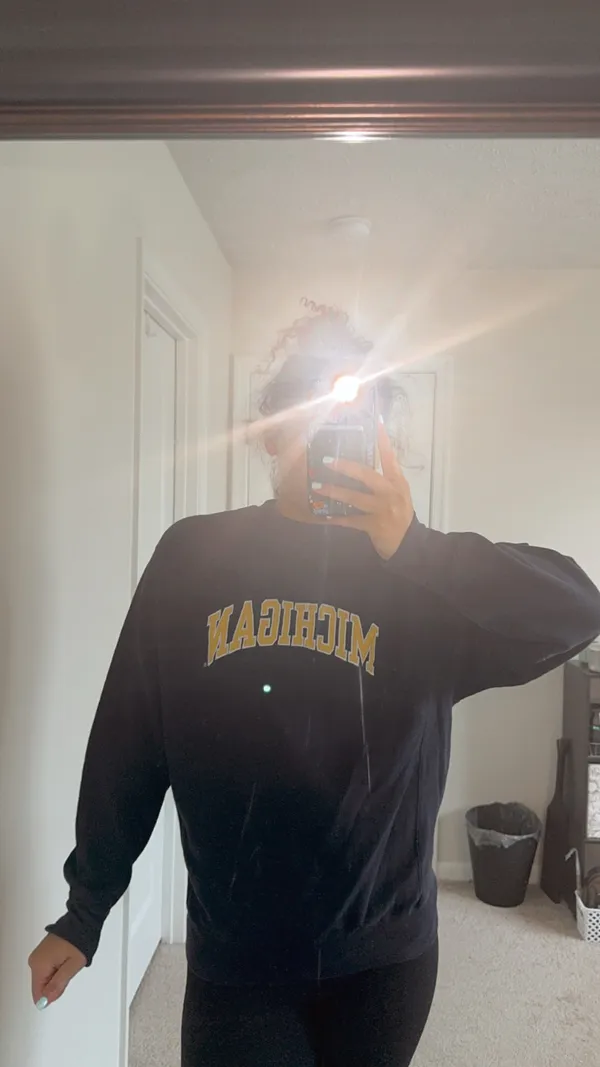 Steve & Barry's Vintage University of Michigan Crewneck - Image 2