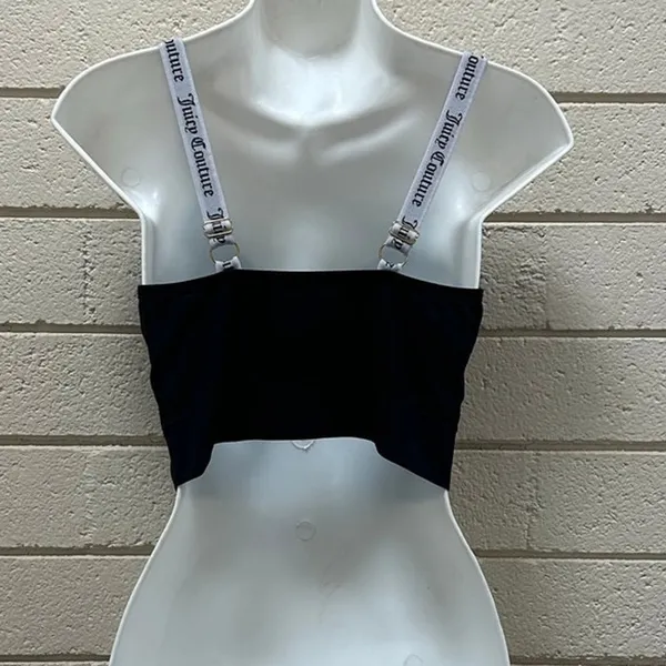 Juicy Couture Black Bralette size L - Image 3