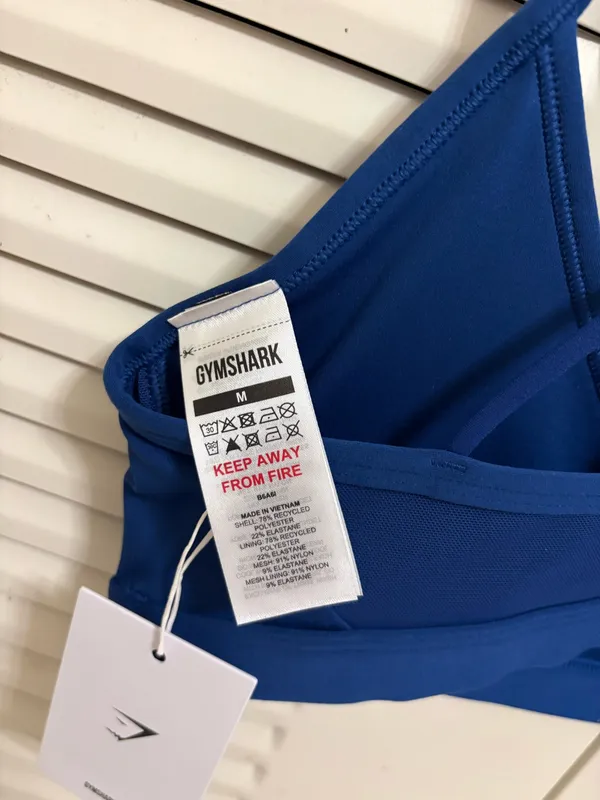 gymshark ruched strappy sports bra - Image 6