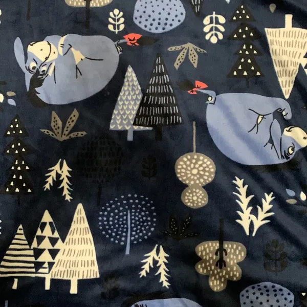 Disney Eeyore winnie the pooh christmas pajama set woman large size 12-14 - Image 9