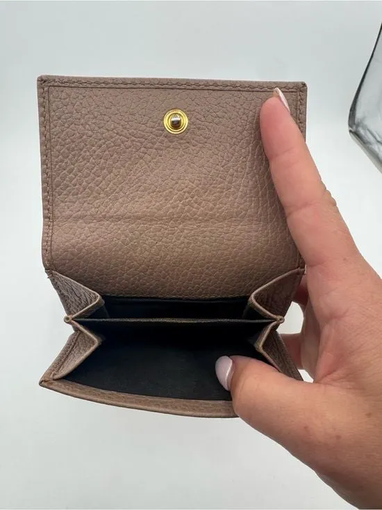GUCCI GG Marmont dusty rose pebbled leather trifold compact Wallet - Image 7