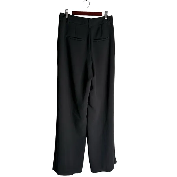 Aritzia Wilfred The Effortless Pleated Black Trouser Pant Size 8 - Image 7