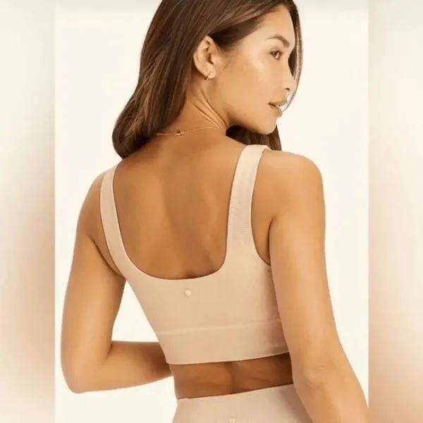 Fabletics Gold Harlyn Hologram Sparkly Shimmering Sports Bra S/M - Image 7