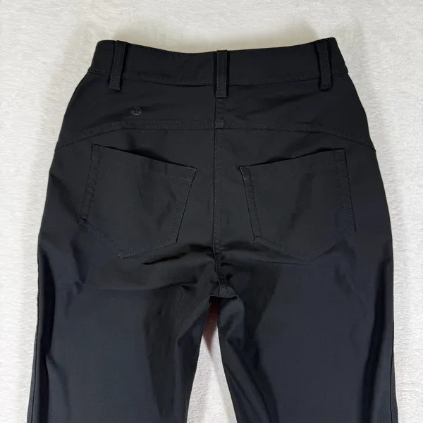 Lululemon City Sleek 5 Pocket 7/8 Pant Black Warpstreme W5DBNS Size 2 - Image 9