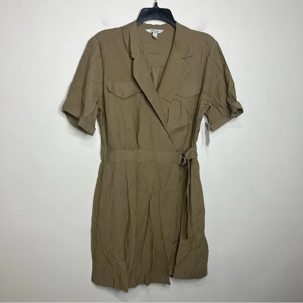 Nine West utility wrap dress new with tags women’s size large business‎ casual - Image 3