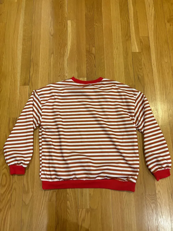 Red striped crewneck - Image 2