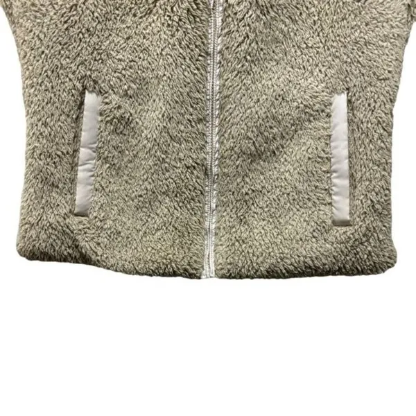 Patagonia Women's Los Gatos Full Zip Fleece Vest Beige Size Small Outdoor Wear - Image 6